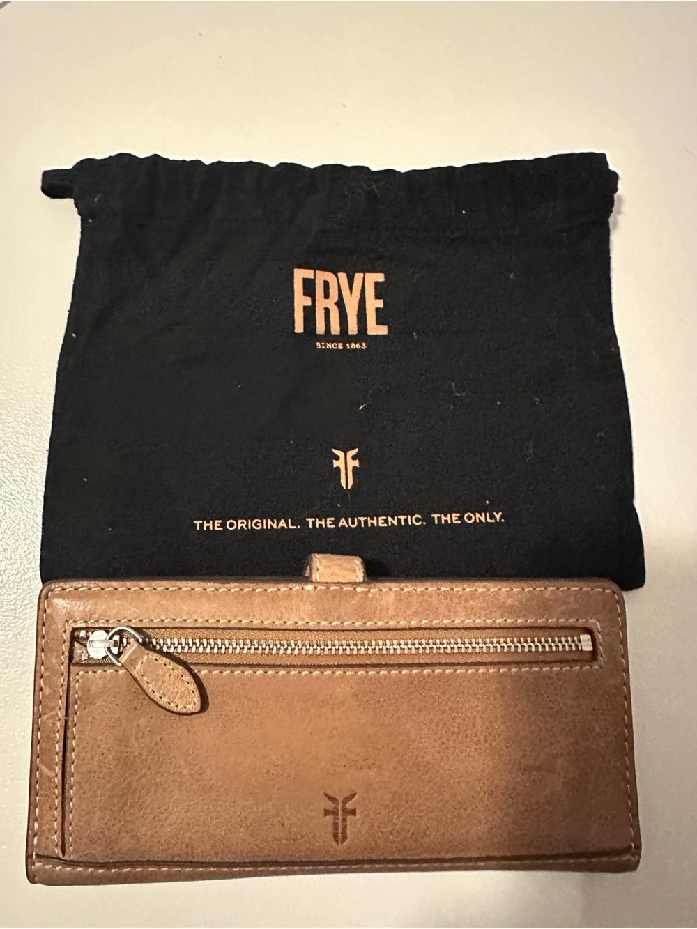 Frye Reed Slim Wallet Tan - Picture 5 of 7